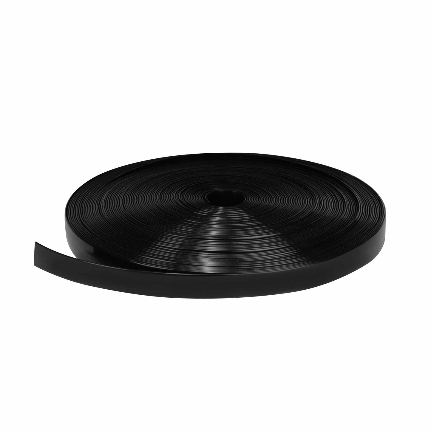 Black flexible PVC flat bar strip edge protection plastic trim
