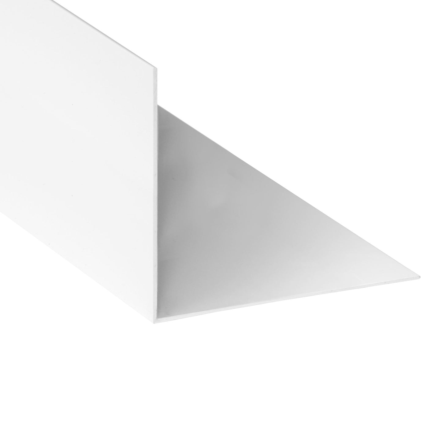 Plastic Angle Corner Trim Rigid Strip 90° PVC - 1 Metre