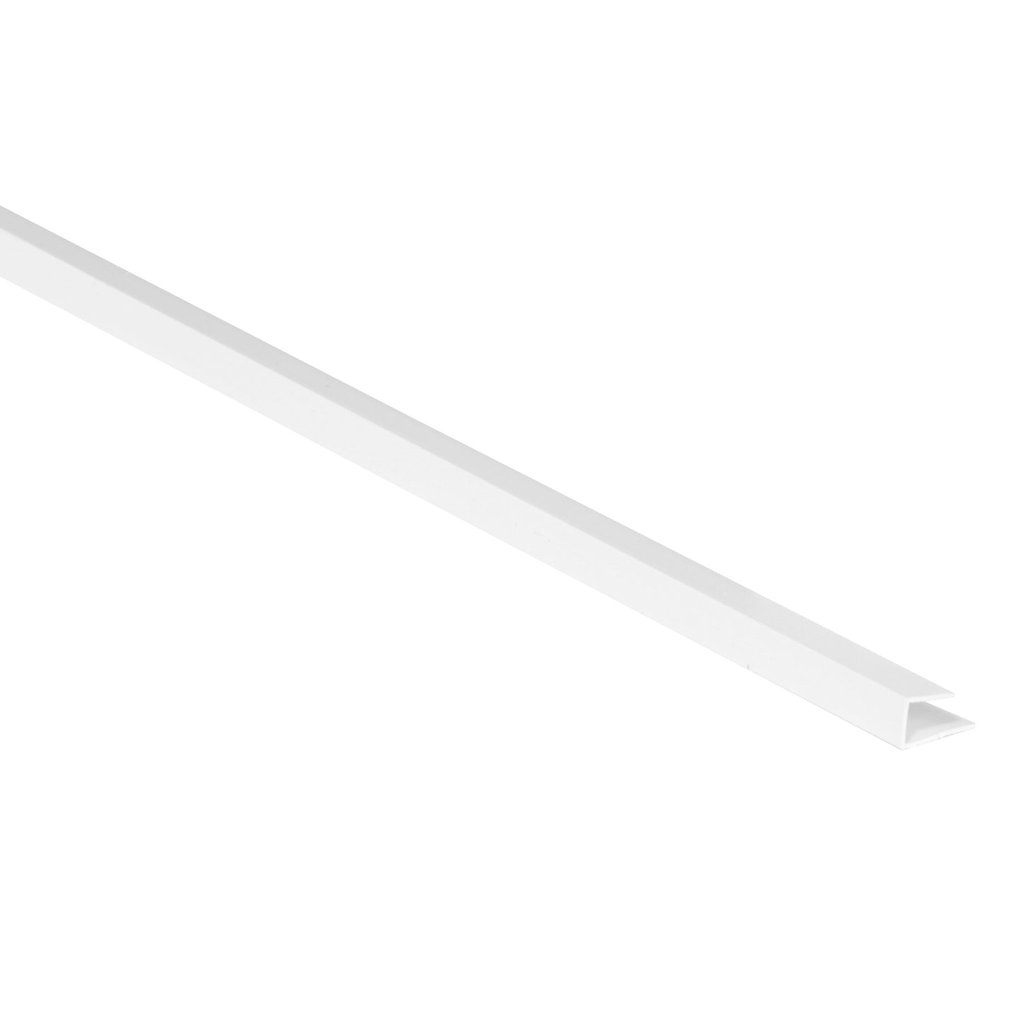plastic j section edge trim board finishing 10mm