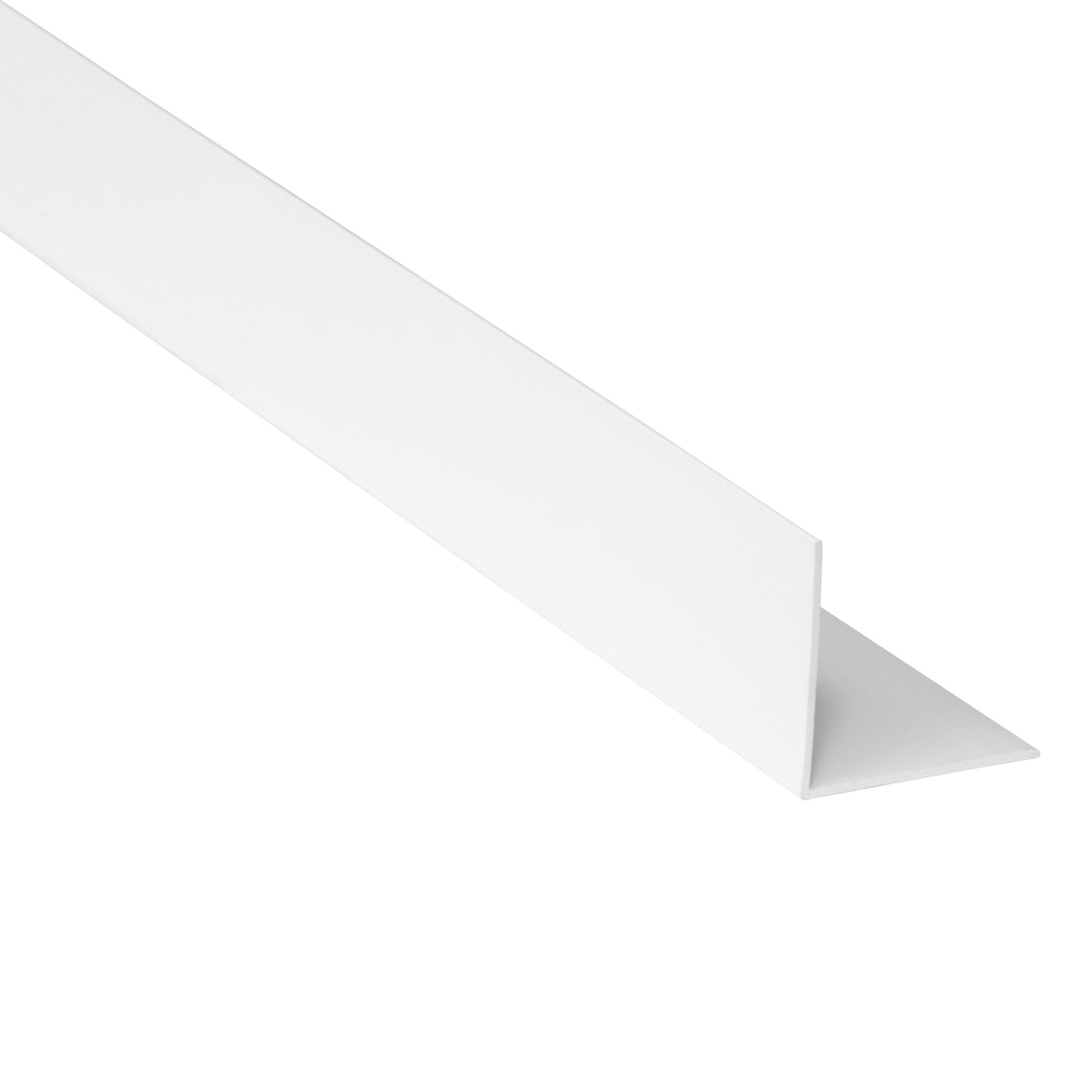 Plastic Angle Corner Trim Rigid Strip 90° PVC - 1 Metre