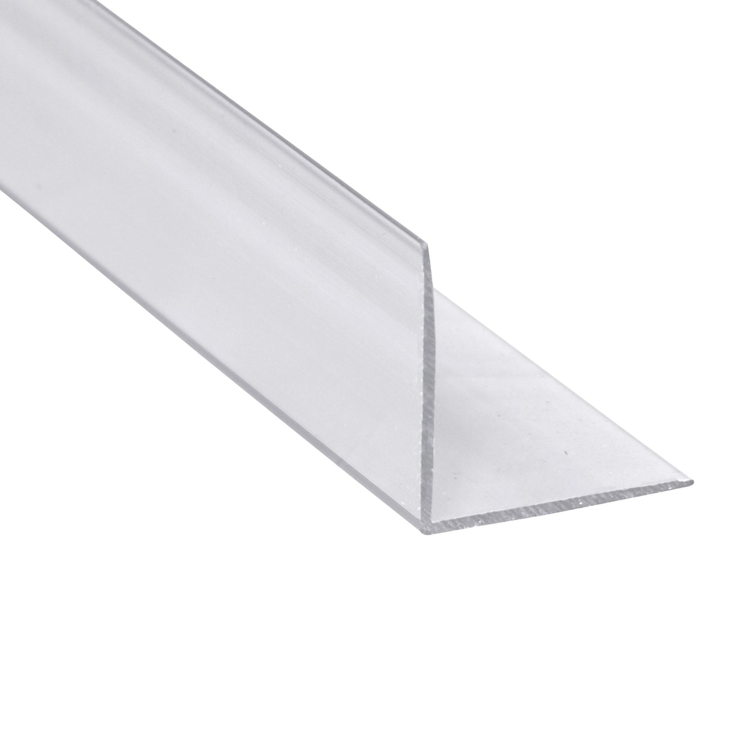 Plastic Angle Corner Trim Rigid Strip 90° PVC - 1 Metre