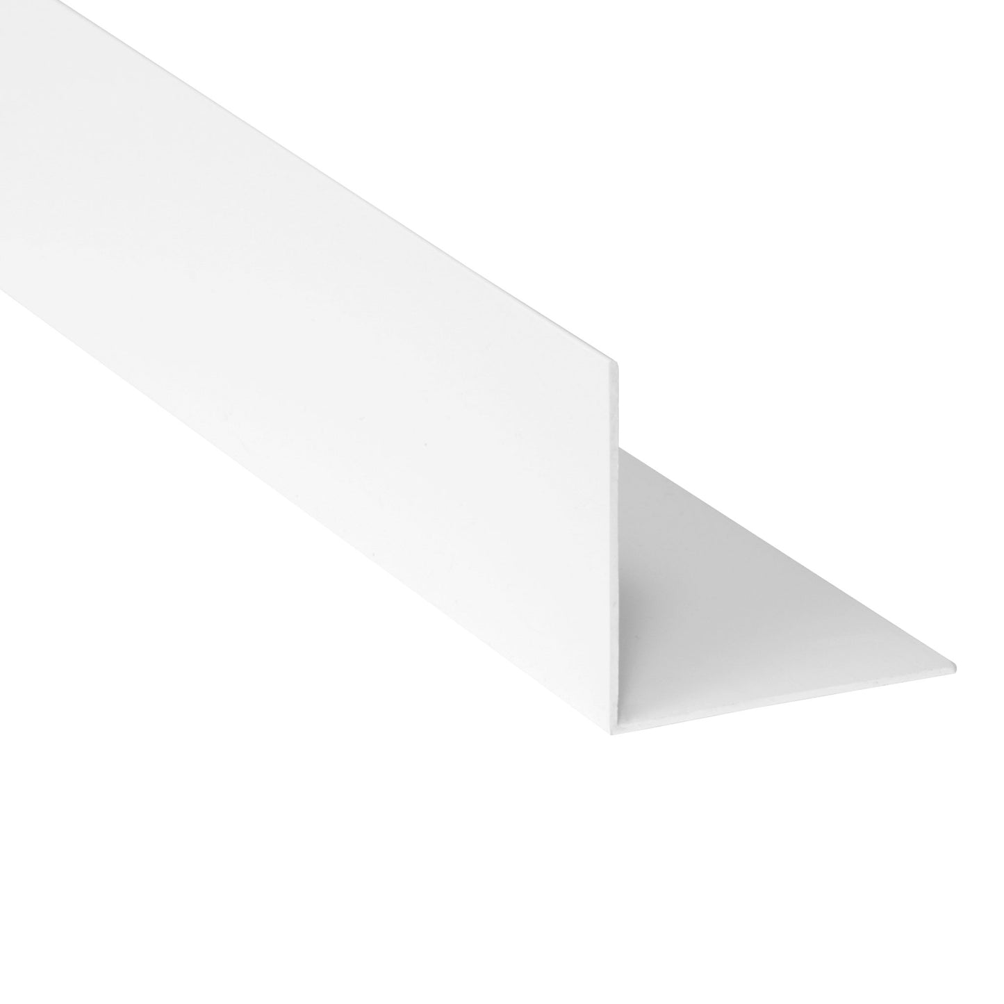 Plastic Angle Corner Trim Rigid Strip 90° PVC - 1 Metre