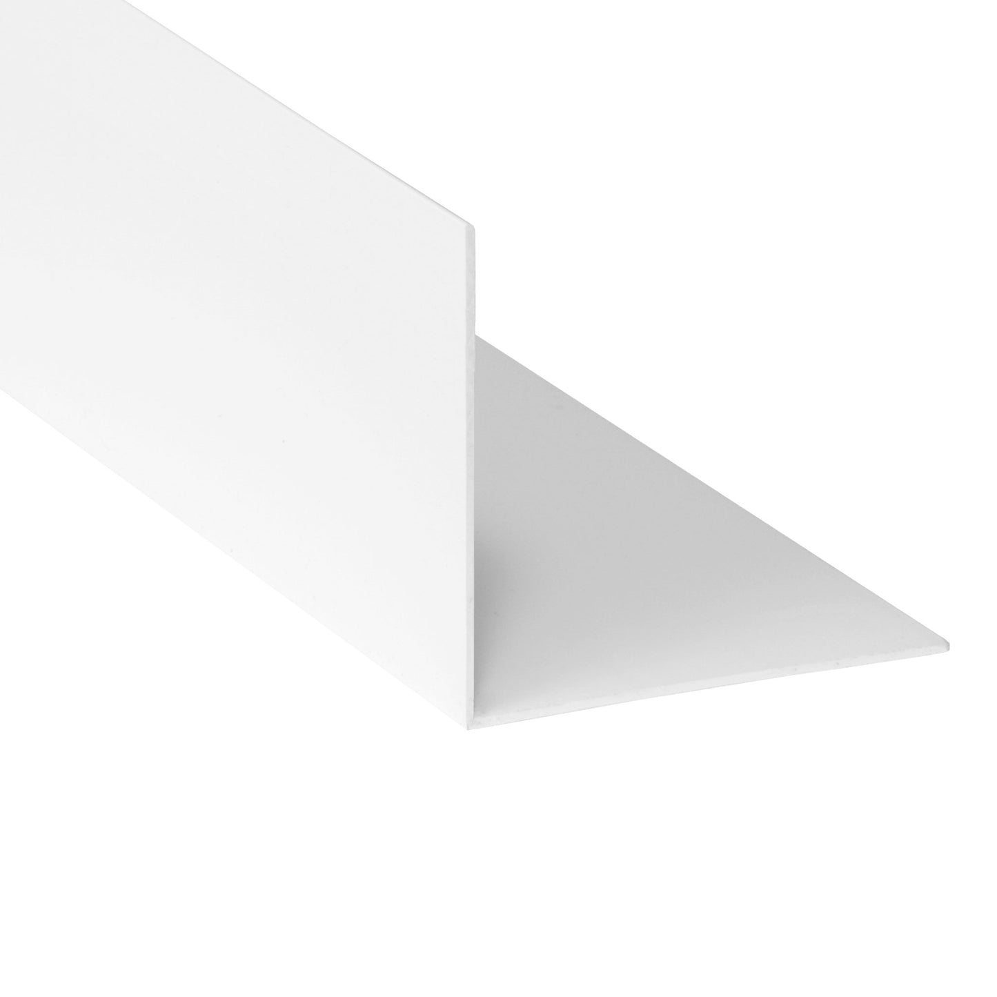 Plastic Angle Corner Trim Rigid Strip 90° PVC - 1 Metre