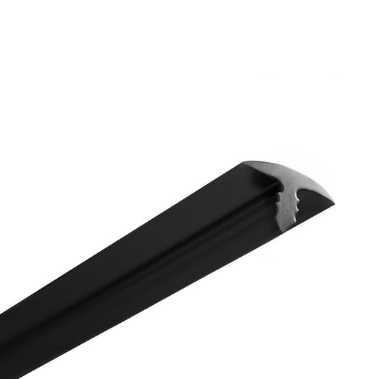 Photograph of flexible T-Section in black