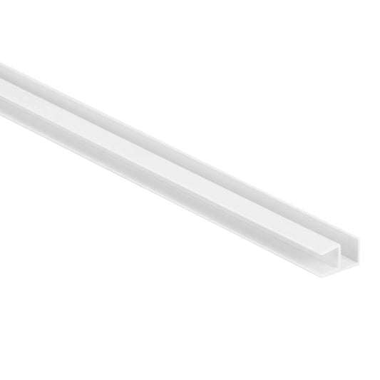 White plastic l section angle trim square corner