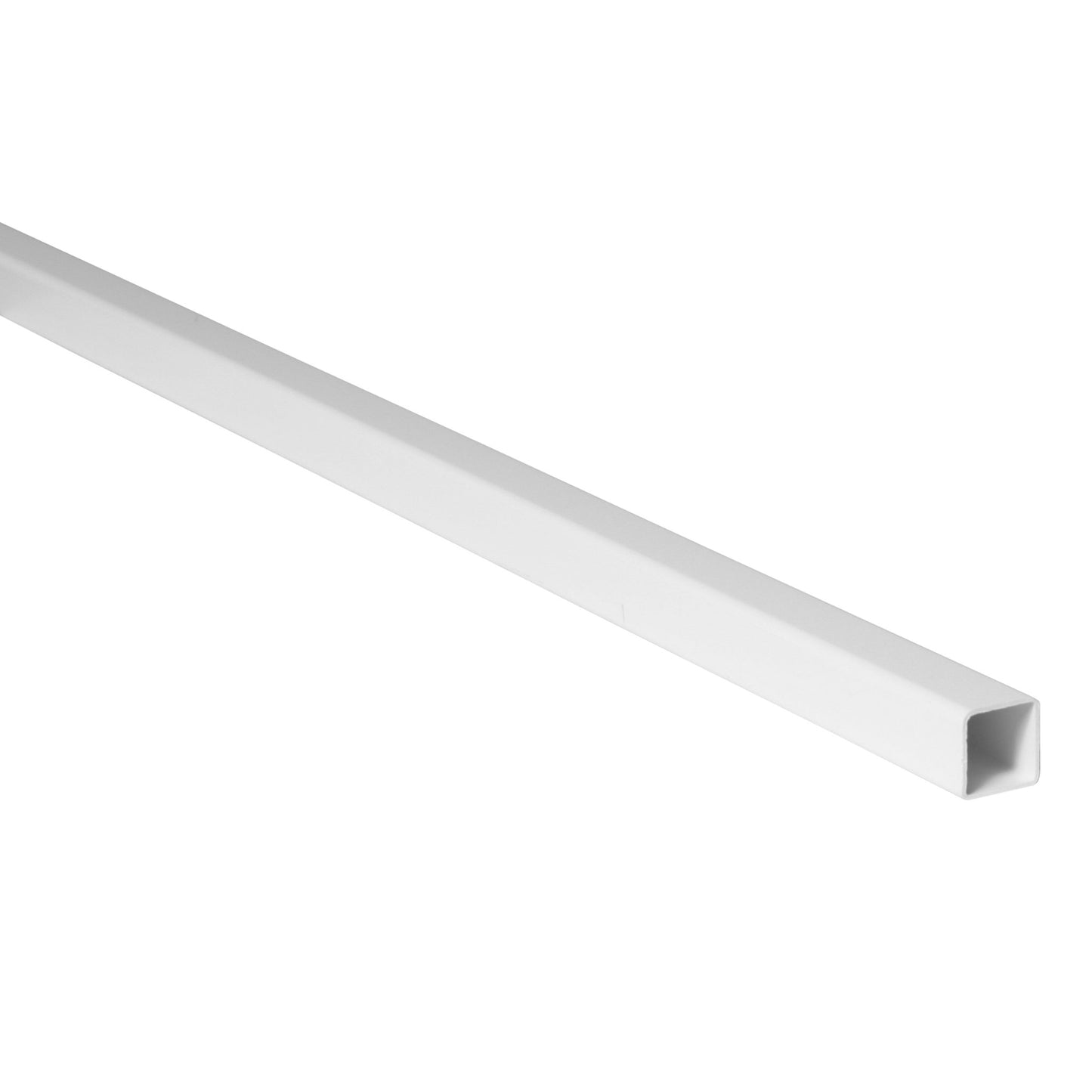 Plastic Square Tubes, PVC box section/pipe, 1 Metre Lengths