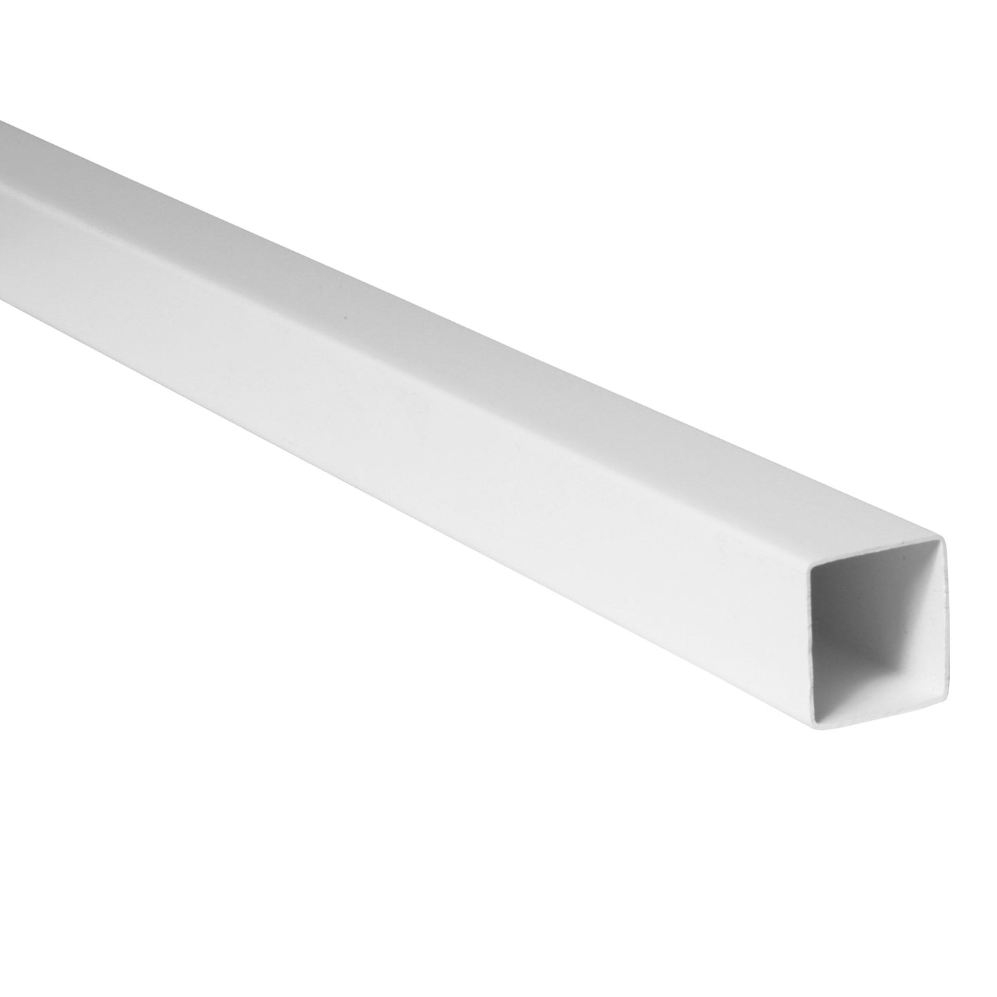 Plastic Square Tubes, PVC box section/pipe, 1 Metre Lengths